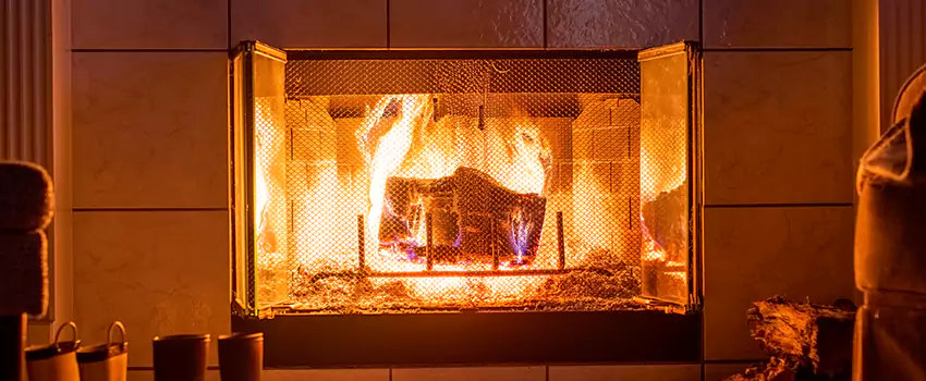 Mendota Hearth Landscape Fireplace Installation in Buena Park, California