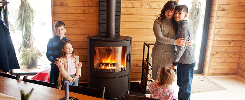 Morso Cast Iron Fireplace Insert Installation in Buena Park, California