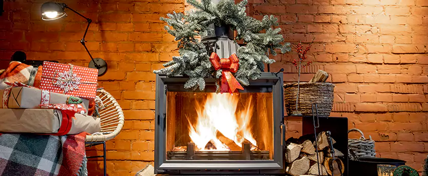 Travis Industries Linear Gas Fireplace Installation in Buena Park, California