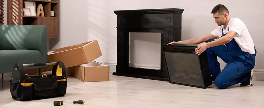 Old Rusted Metal Fireplace Repair And Replacement in Buena Park, CA